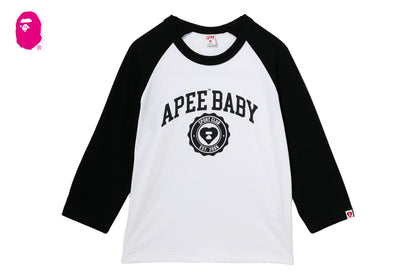 BAPE APEE BABY PRINT RAGLAN LS TEE