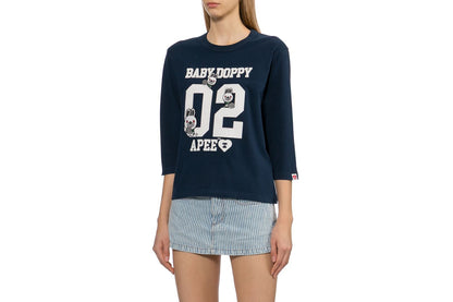 BAPE BABY DOPPY PATCHWORK LS TEE