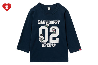 BAPE BABY DOPPY PATCHWORK LS TEE