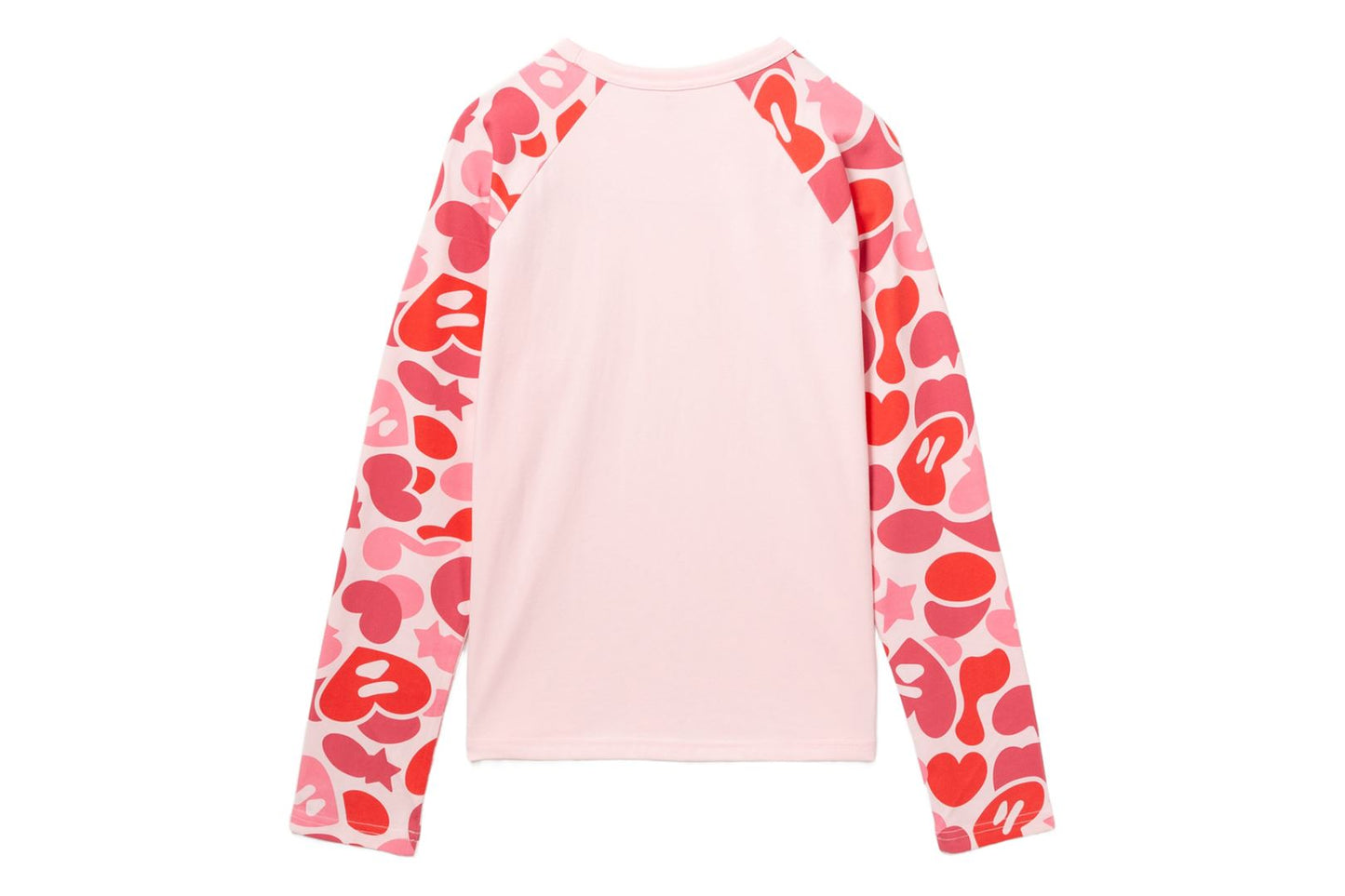 BAPE CAMO SLEEVES RAGLAN LS TEE