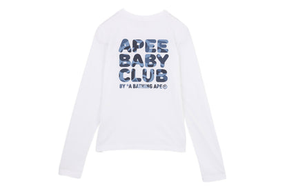 BAPE CAMO APEE BABY 印花長袖T恤 #1