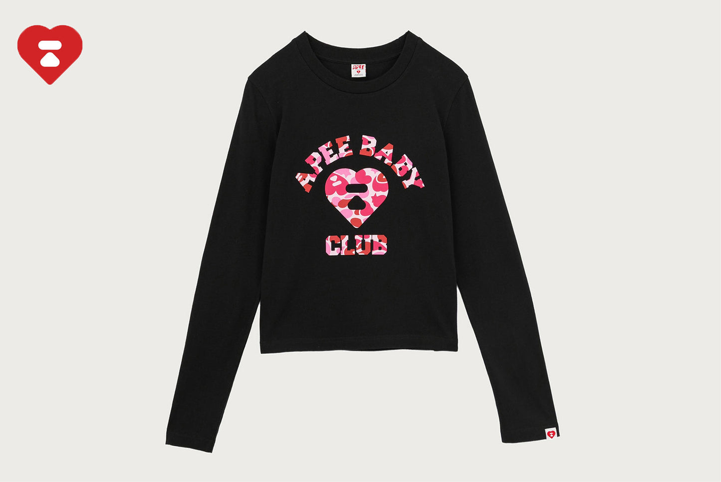 BAPE CAMO APEE BABY 印花長袖T恤 #2