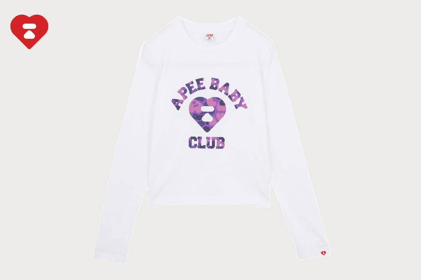 BAPE CAMO APEE BABY 印花長袖T恤 #2