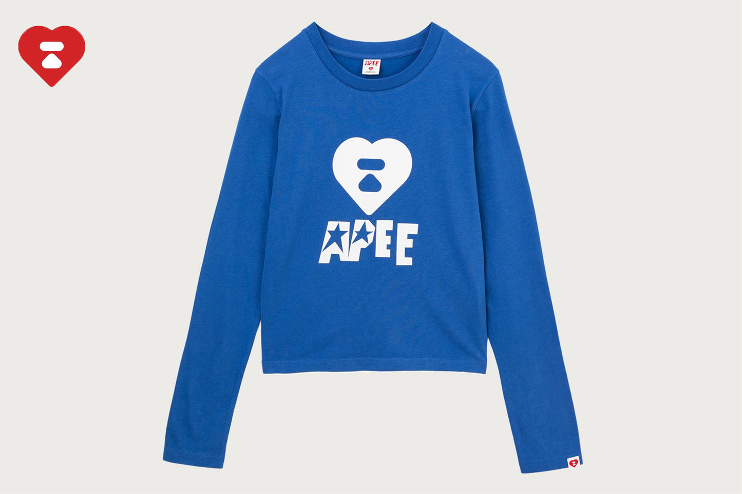 BAPE APEE LOGO 印刷長袖T恤 #1