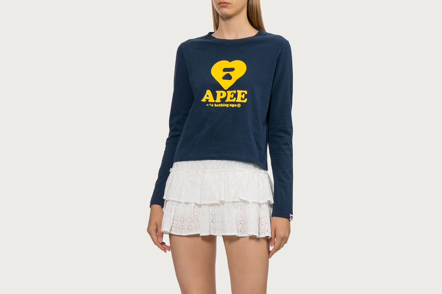BAPE APEE LOGO 印刷長袖T恤 #2