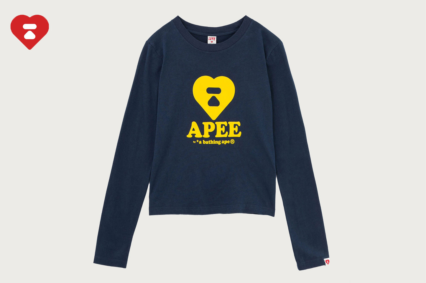 BAPE APEE LOGO 印刷長袖T恤 #2