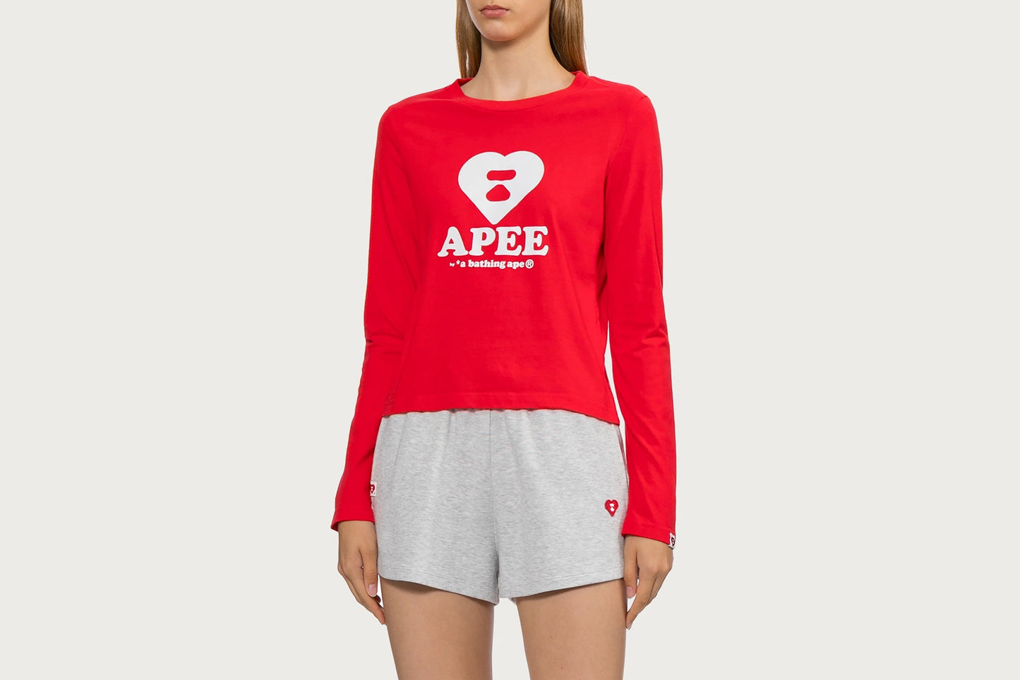 BAPE APEE LOGO 印刷長袖T恤 #2