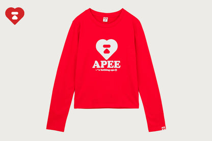 BAPE APEE LOGO 印刷長袖T恤 #2