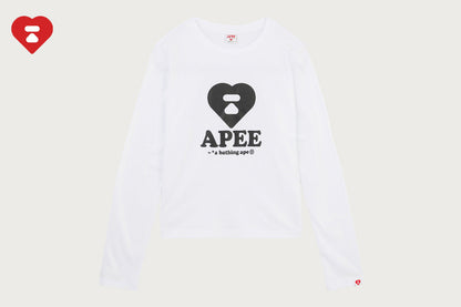 BAPE APEE LOGO 印刷長袖T恤 #2