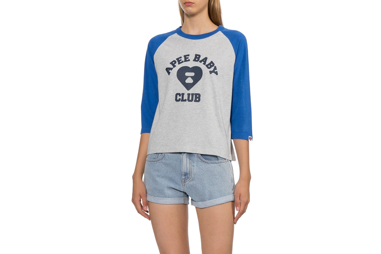 BAPE APEE BABY PRINT RAGLAN LS TEE