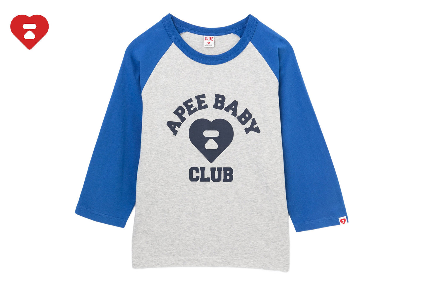 BAPE APEE BABY PRINT RAGLAN LS TEE