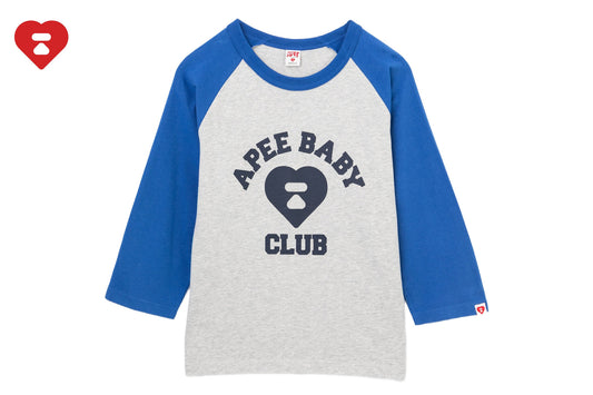 BAPE APEE BABY PRINT RAGLAN LS TEE