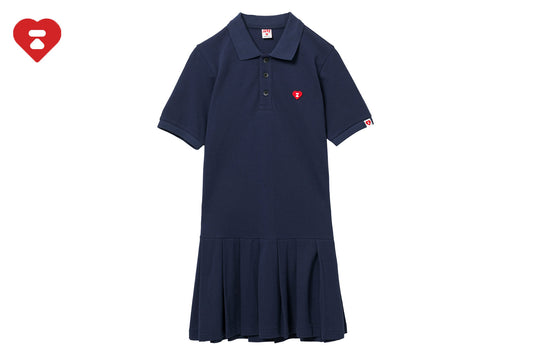 BAPE 心形徽章 Polo 連衣裙