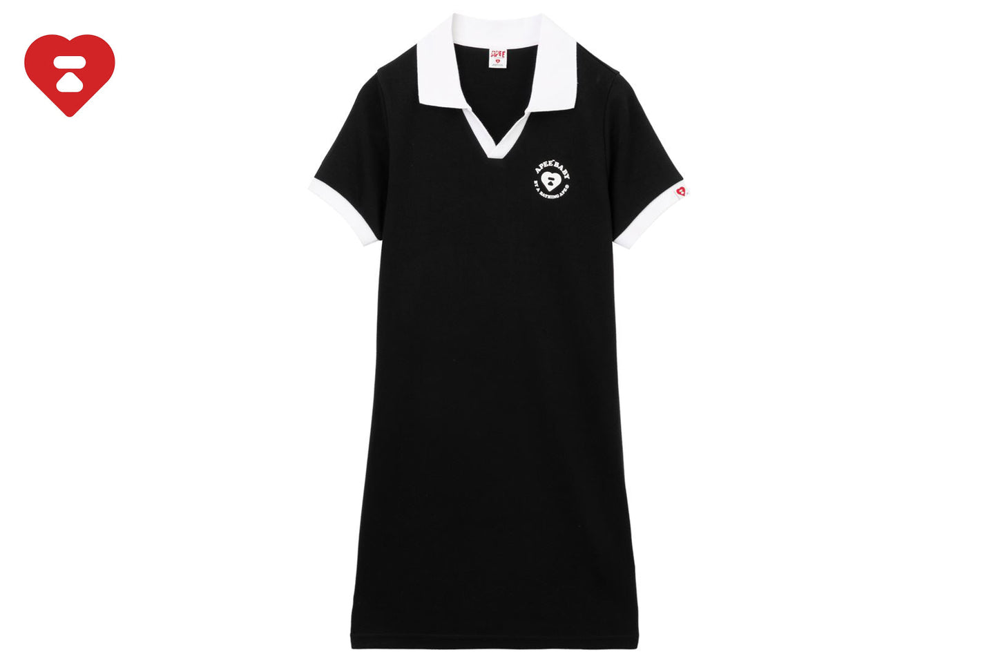 BAPE APEE BABY 印花 Polo 連衣裙