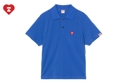 BAPE 心形徽章 Polo 衫