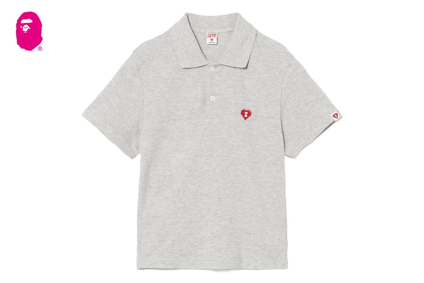 BAPE 心形徽章 Polo 衫