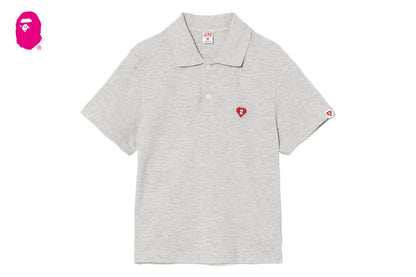 BAPE 心形徽章 Polo 衫