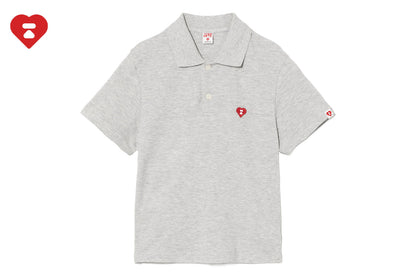 BAPE 心形徽章 Polo 衫
