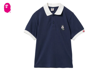 BAPE BABY DOPPY BADGE POLO CROP TEE
