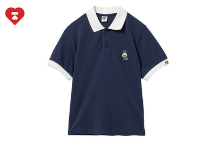 BAPE BABY DOPPY BADGE POLO CROP TEE