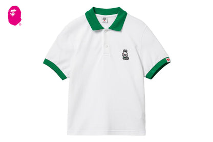 BAPE BABY DOPPY BADGE POLO CROP TEE