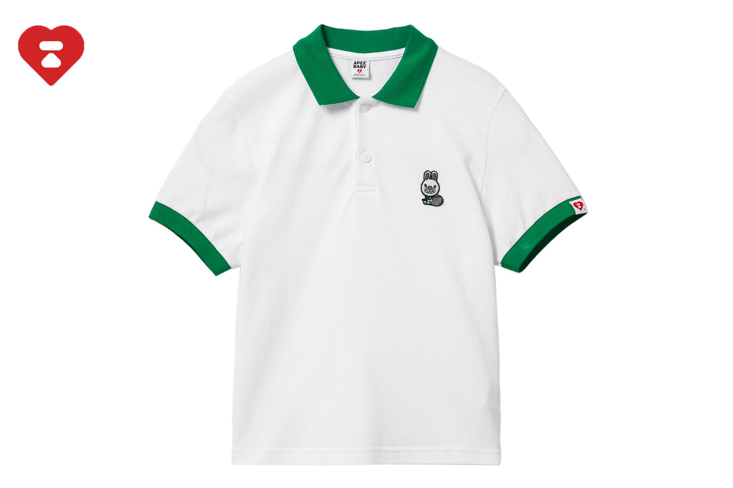 BAPE BABY DOPPY BADGE POLO CROP TEE