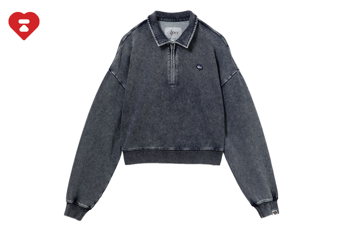 BAPE POLO SWEATSHIRT