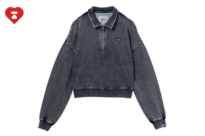 BAPE POLO SWEATSHIRT