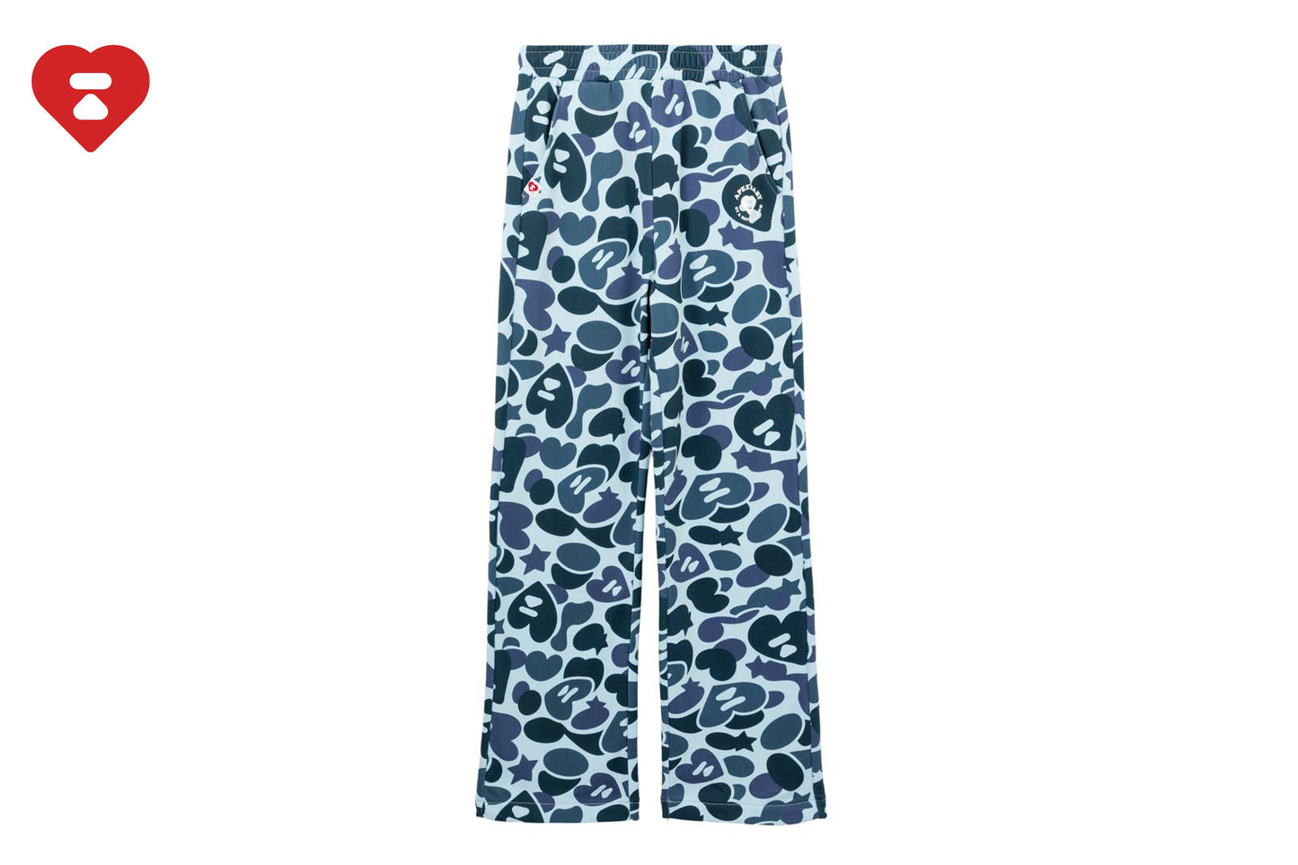 BAPE HEART BADGE SWEAT PANTS #2