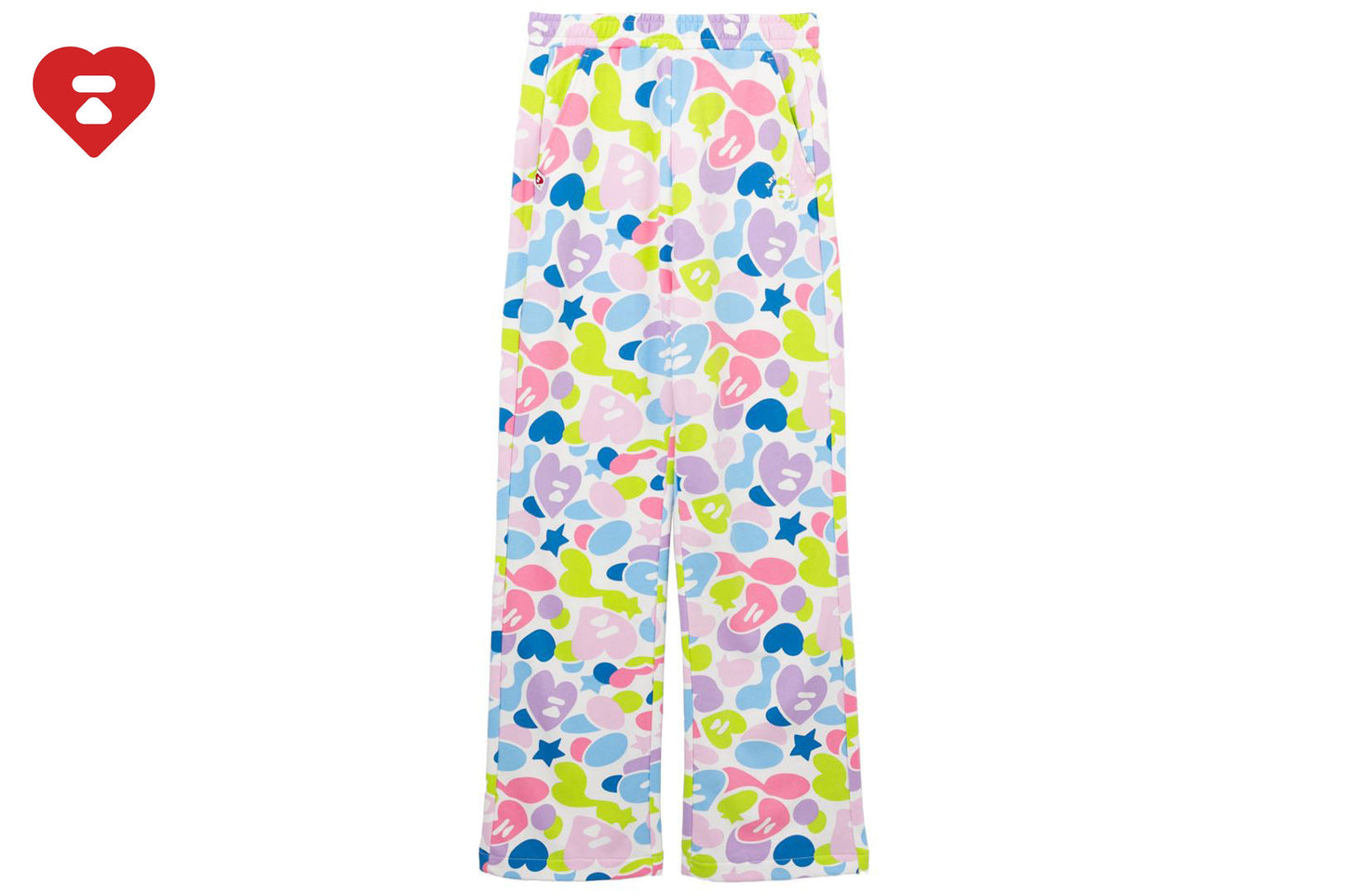 BAPE HEART BADGE SWEAT PANTS #2