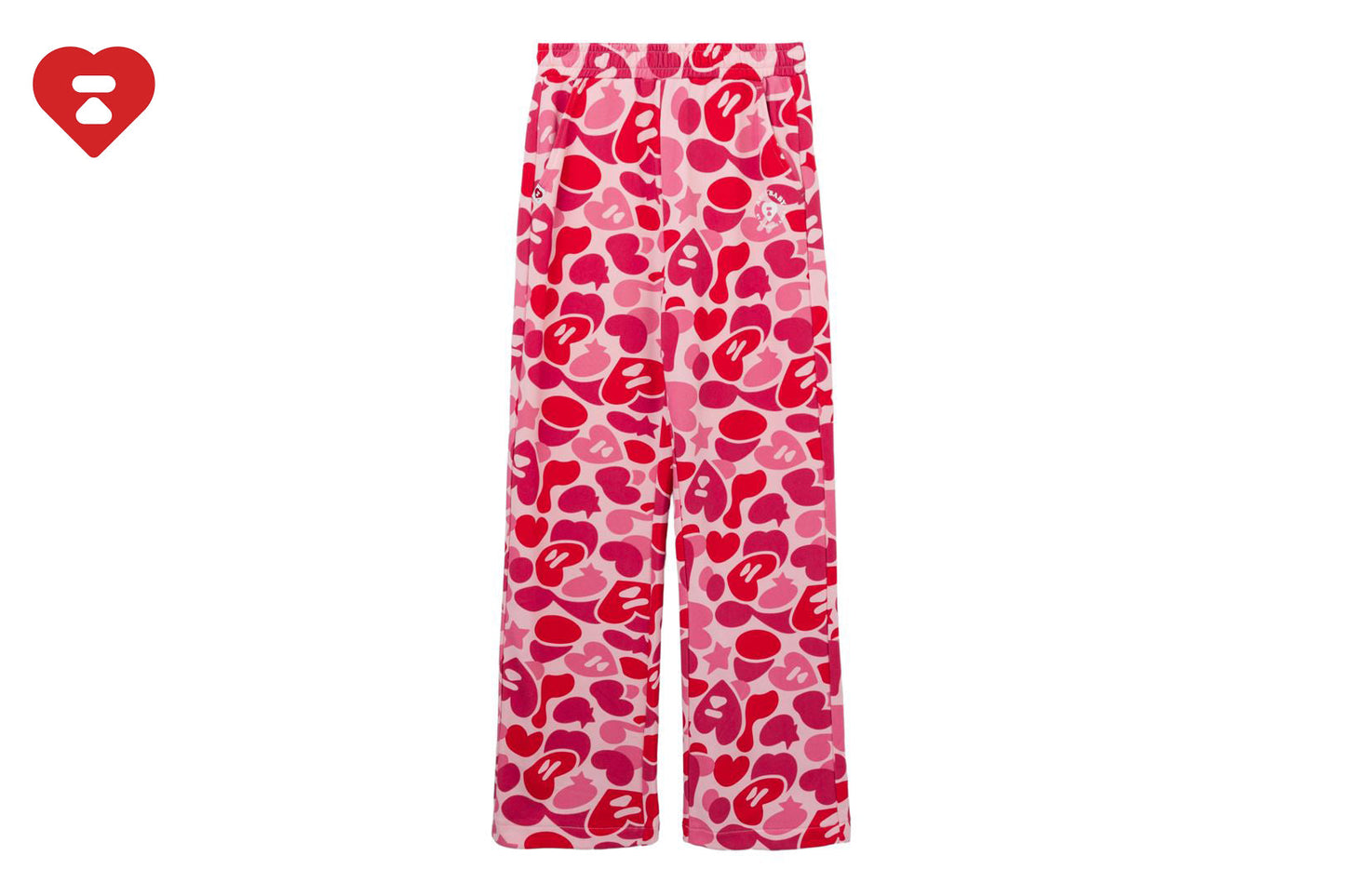 BAPE HEART BADGE SWEAT PANTS #2