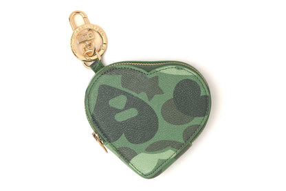 BAPE CAMO HEART COINS BAG
