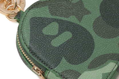 BAPE CAMO HEART COINS BAG