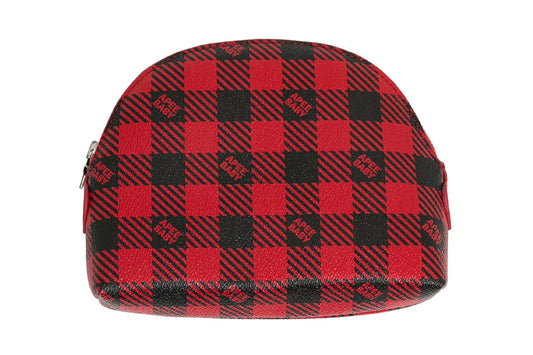 BAPE 格紋迷你化妝包