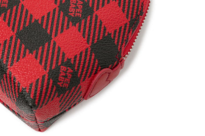 BAPE 格紋迷你化妝包