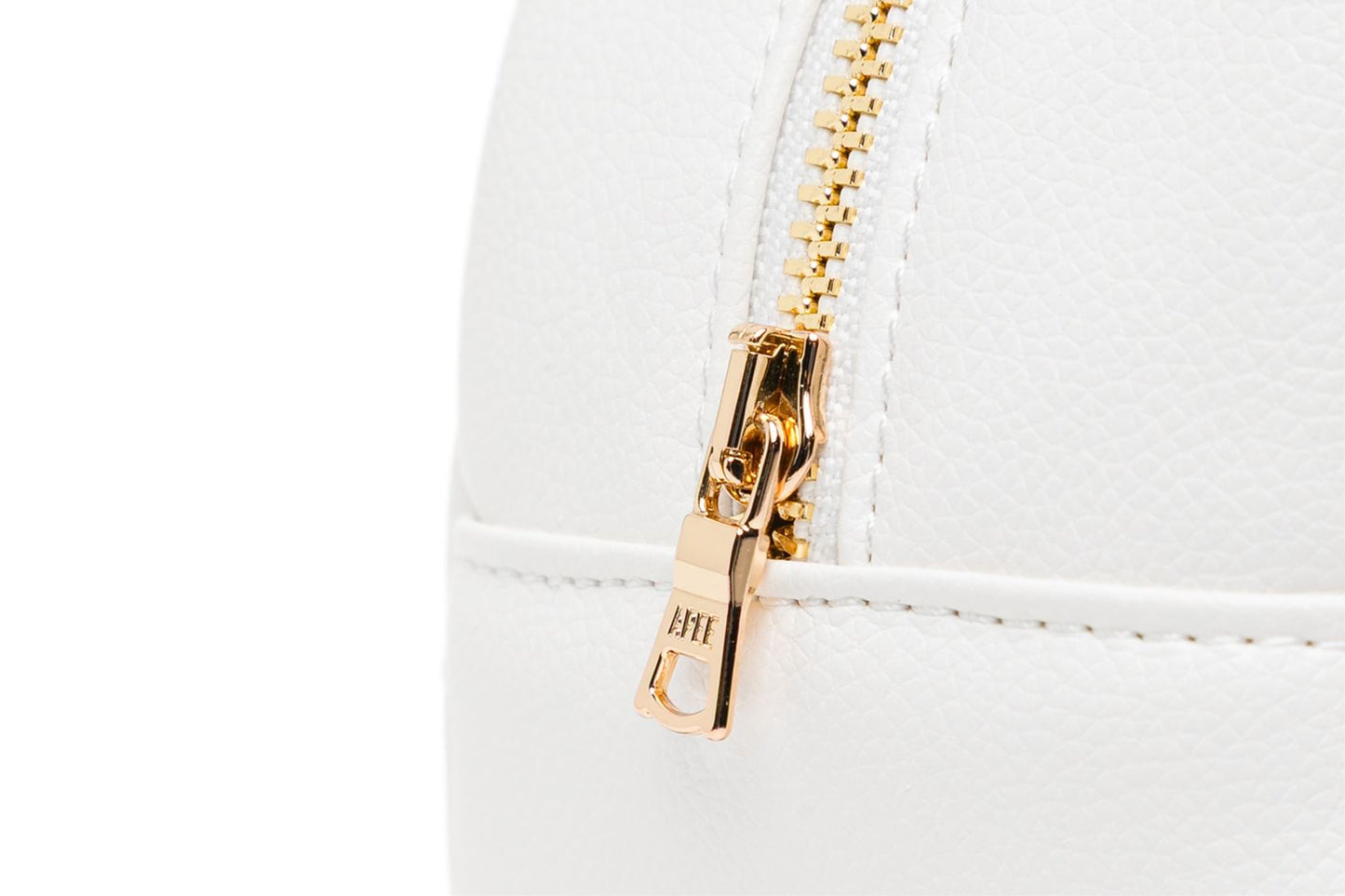 BAPE QUILTED HEART MONOGRAM MINI POUCH