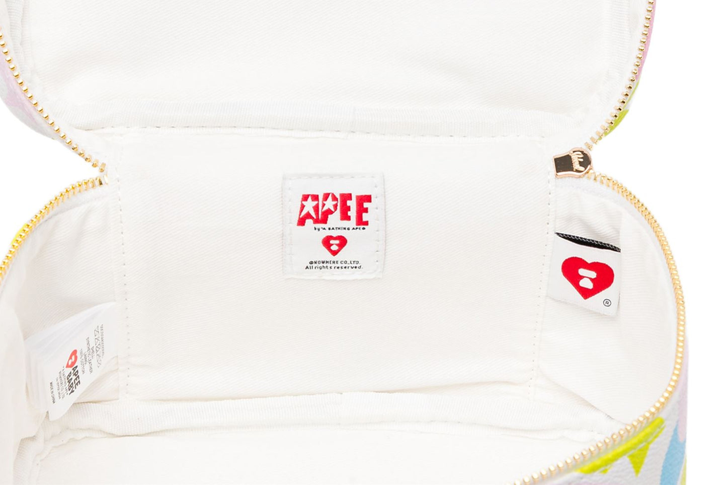 BAPE CAMO PRINTED COSMETIC BAG