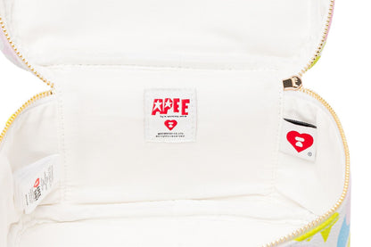 BAPE CAMO PRINTED COSMETIC BAG
