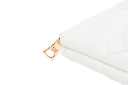 BAPE QUILTED HEART MONOGRAM SMALL WALLET