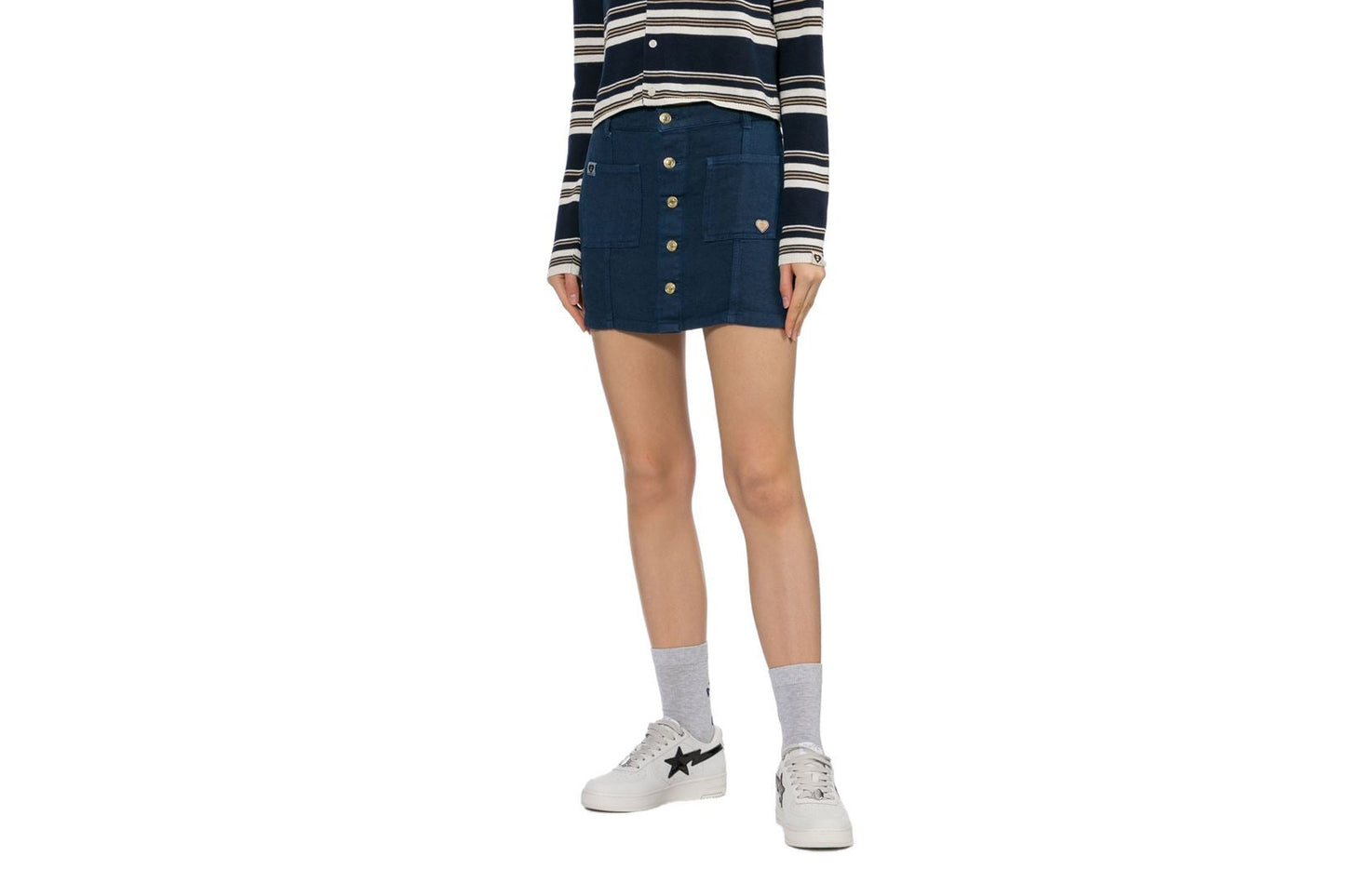 BAPE 麻質裙