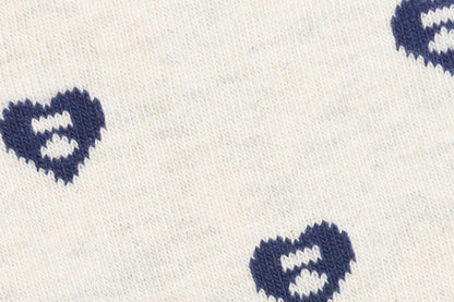 BAPE HEART MONOGRAM INTARSIA SOCKS