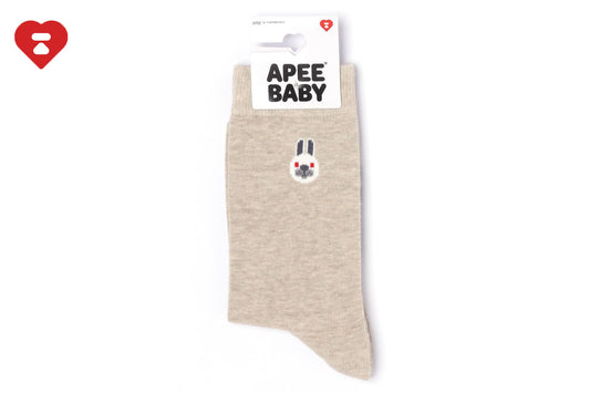 BAPE BABY DOPPY 刺繡徽章襪子