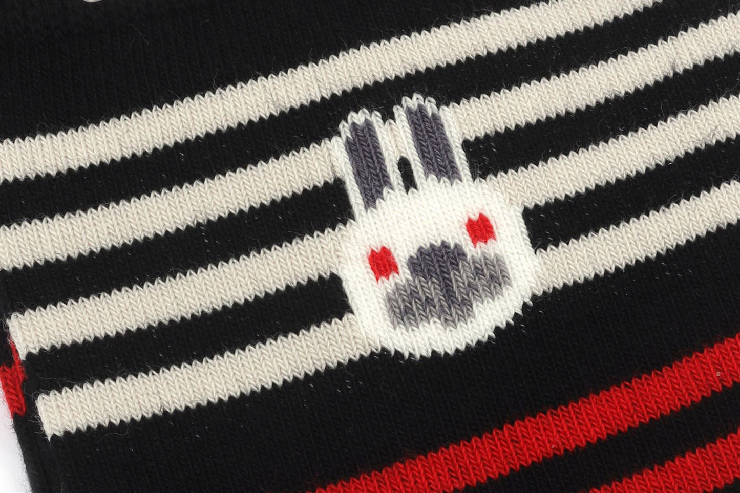 BAPE BABY DOPPY 刺繡徽章條紋襪
