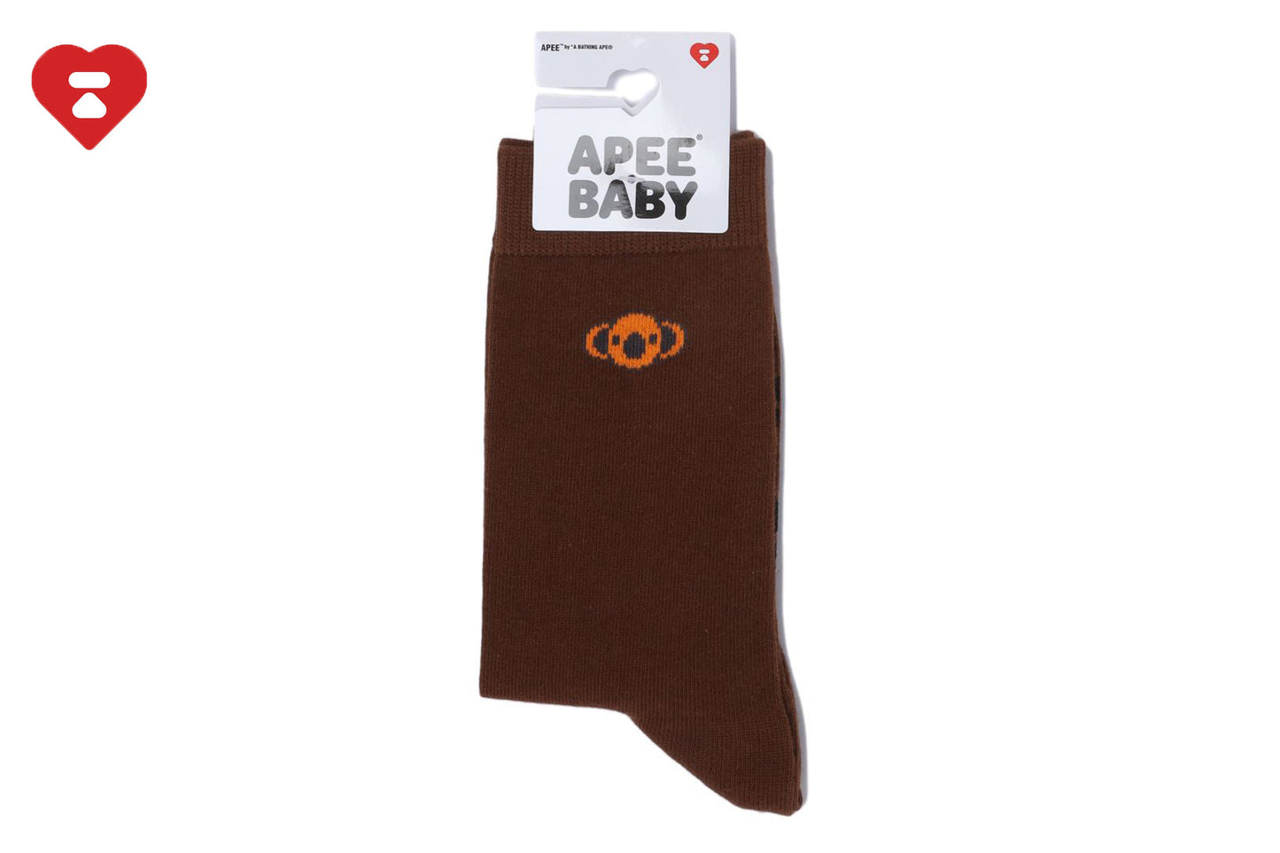 BAPE BABY CORE 刺繡徽章襪子