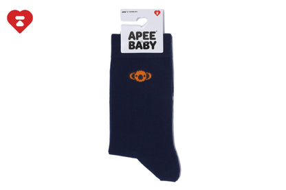 BAPE BABY CORE 刺繡徽章襪子