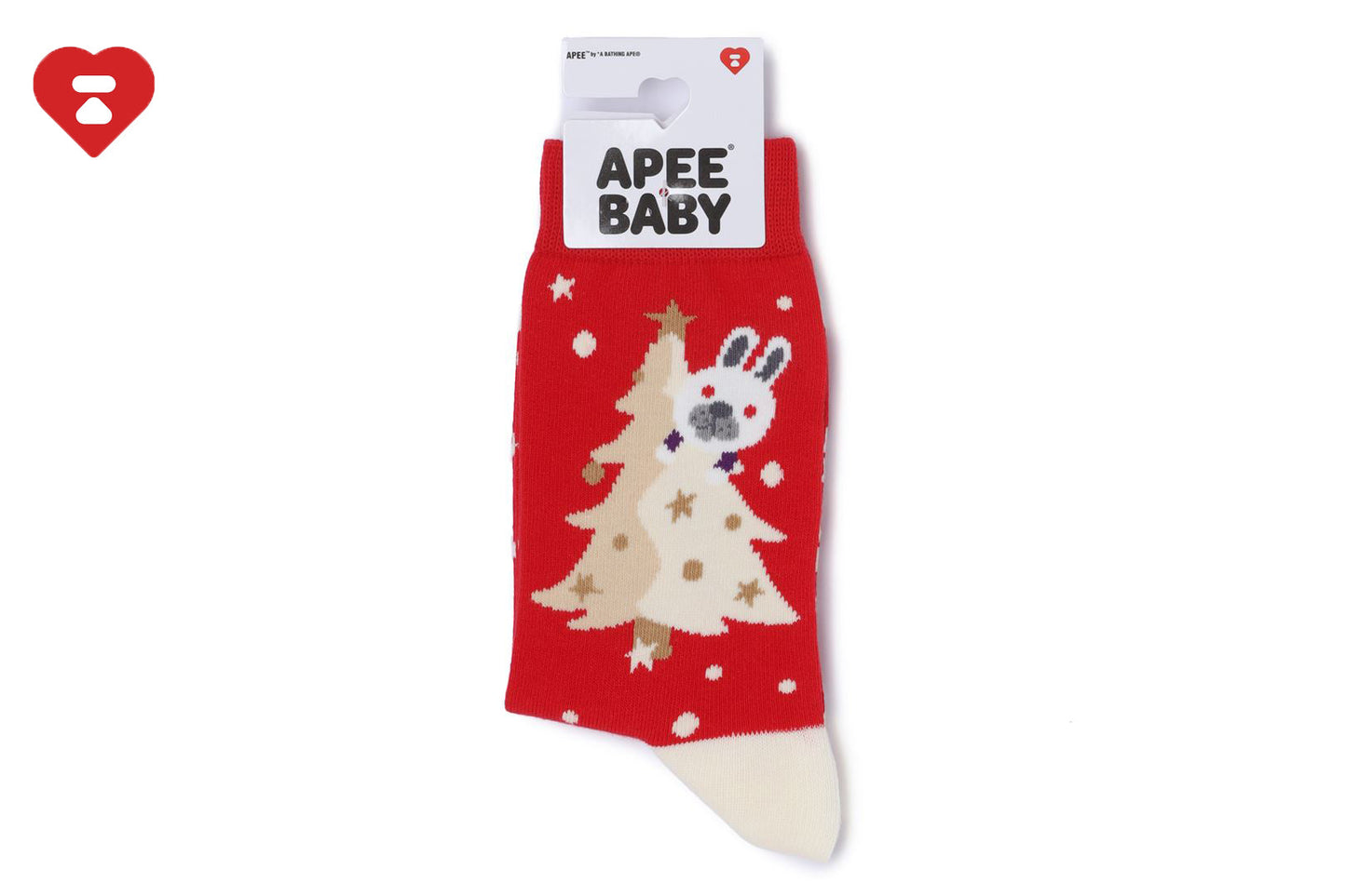 BAPE BABY DOPPY & BABY CORE 聖誕樹襪子