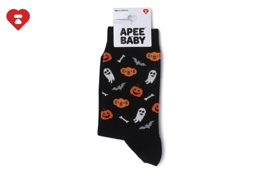 BAPE BABY DOPPY & BABY CORE HALLOWEEN MONOGRAM SOCKS