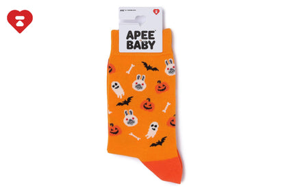 BAPE BABY DOPPY & BABY CORE HALLOWEEN MONOGRAM SOCKS