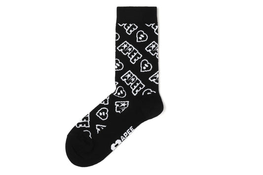 BAPE JACQUARD GRAPHIC SOCKS #1
