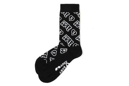 BAPE JACQUARD GRAPHIC SOCKS #1